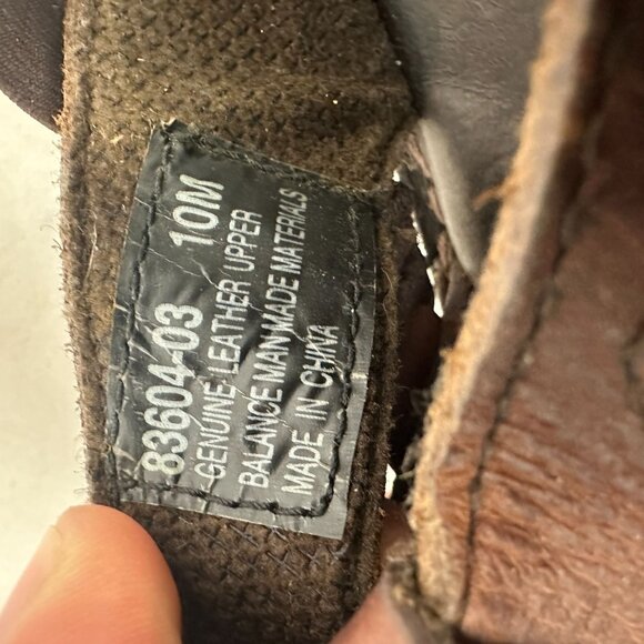 Nunn Bush Mens Fisherman Style Leather Sandals Size 10M Brown With Black Soles - Picture 3 of 9